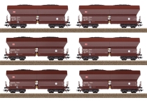 Trix 24182 - H0 - 6-tlg. Set Selbstentladewagen Falns 182, DB AG, Ep. VI